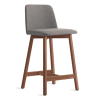 Chip Stool in Pewter - Angle 2
