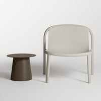 Circula Low Cocktail Table in Dark Olive - Angle 5
