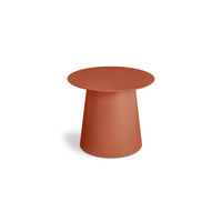 Circula Low Cocktail Table in Tomato - Angle 2