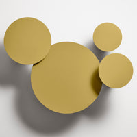 Circula Low Cocktail Table in Ochre - Angle 7