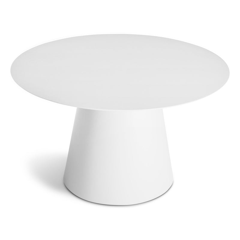 Circula Dining Table in White - Angle 2