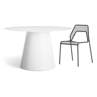 Circula Dining Table in White - Angle 4