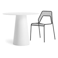 Circula Dining Table in White - Angle 3