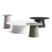 Circula Tall Side Table en Grey Green - ángulo 3