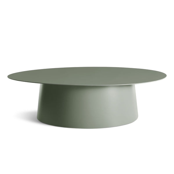 Circula Large Coffee Table in Grey Green - Angle 1