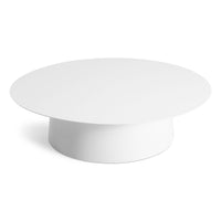 Circula Large Coffee Table in White - Angle 4