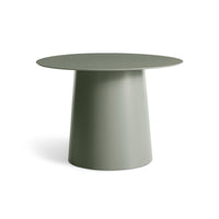 Circula Low Side Table in Grey Green - Angle 1