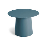 Circula Low Side Table in Marine Blue - Angle 2