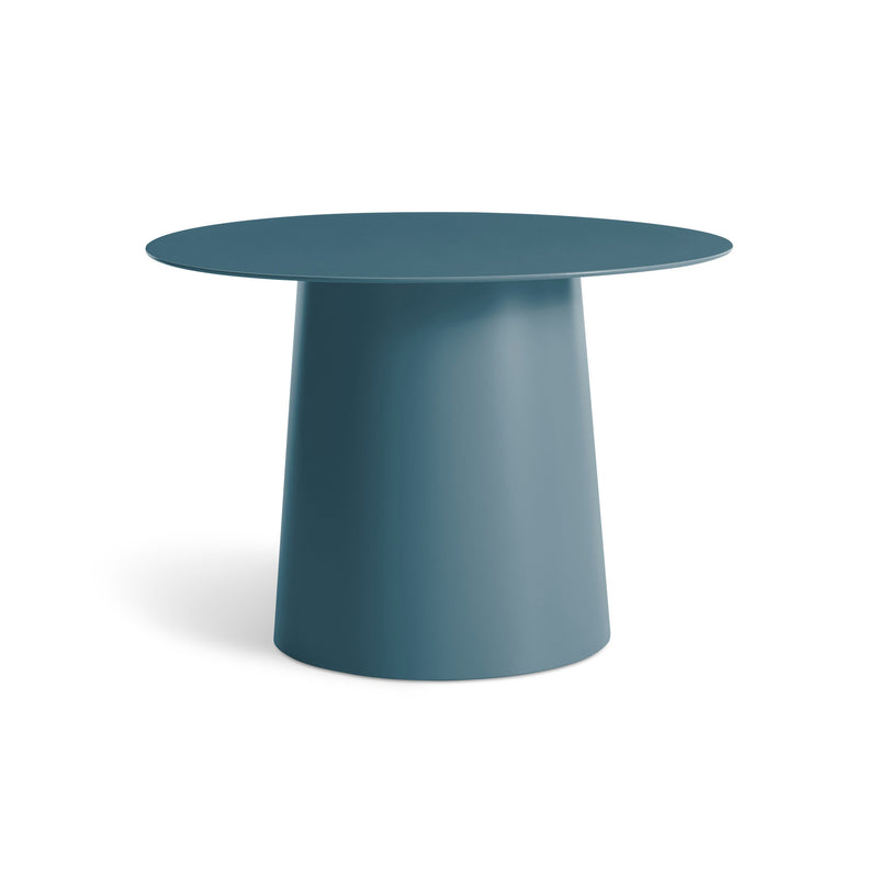 Circula Low Side Table in Marine Blue - Angle 1
