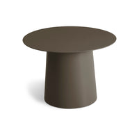 Circula Low Side Table in Dark Olive - Angle 2