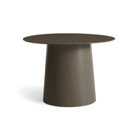 Circula Low Side Table in Dark Olive - Angle 1