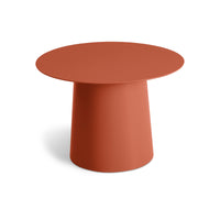 Circula Low Side Table in Tomato - Angle 2