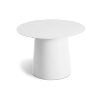 Circula Low Side Table in White - Angle 2