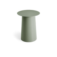Circula Tall Side Table en Grey Green - ángulo 2