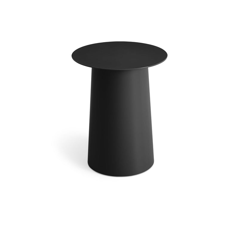 Circula Tall Side Table in Oblivion