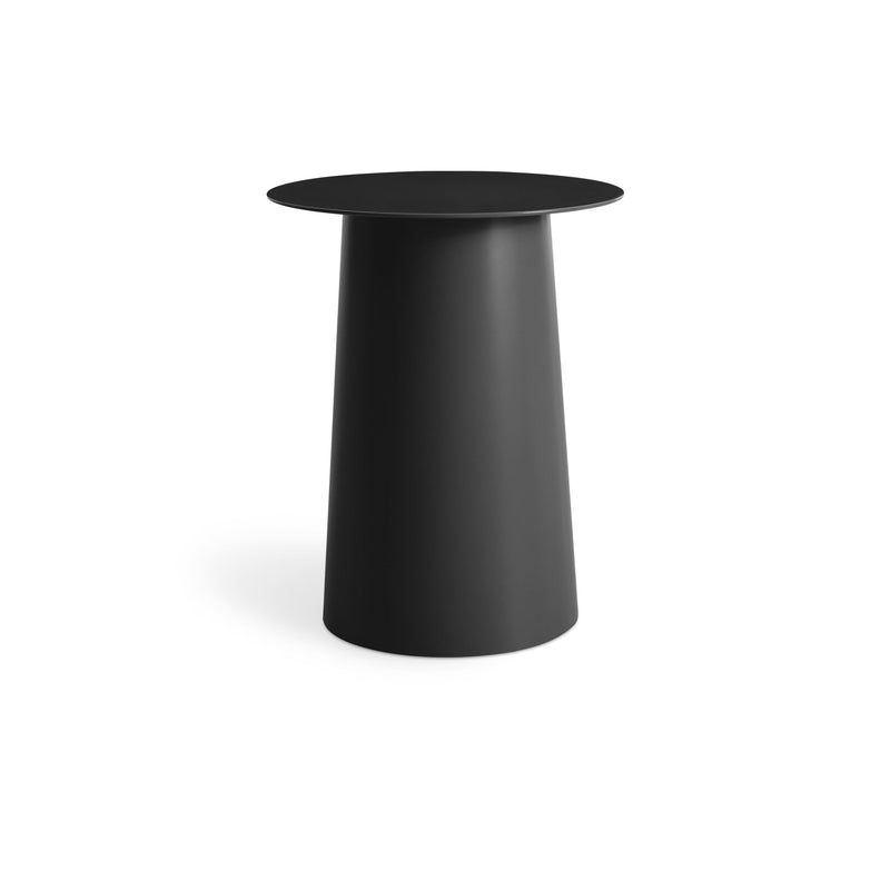 Circula Tall Side Table in Oblivion