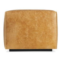 Cleon 96&quot; Sofa in Camel Leather - Angle 4