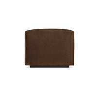 Cleon One Arm Sofa in Coffee Velvet - Angle 5