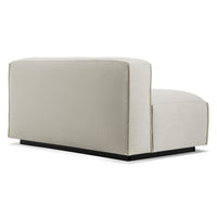 Cleon 56&quot; Armless Sofa in Maharam Mode in Clavicle - Angle 6