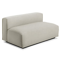 Cleon 56&quot; Armless Sofa in Maharam Mode in Clavicle - Angle 4