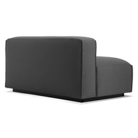 Cleon 56" Armless Sofa in Maharam Meld in Panda - Angle 6