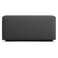 Cleon 56" Armless Sofa in Maharam Meld in Panda - Angle 7