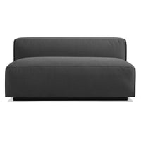 Cleon 56" Armless Sofa in Maharam Meld in Panda - Angle 1