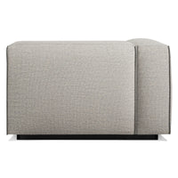 Cleon One Arm Lounge Chair in Tait Charcoal - Angle 5