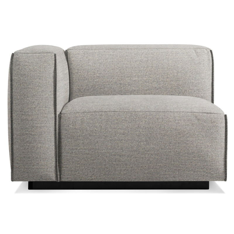 Cleon One Arm Lounge Chair en Tait Charcoal