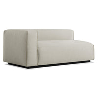 Cleon One Arm Sofa in Maharam Mode in Clavicle - Angle 3