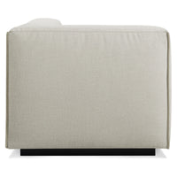 Cleon One Arm Sofa in Maharam Mode in Clavicle - Angle 4