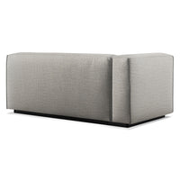 Cleon One Arm Sofa in Tait Charcoal - Angle 4