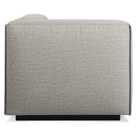 Cleon One Arm Sofa in Tait Charcoal - Angle 3