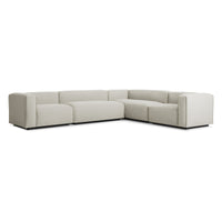 Cleon Large Sectional Sofa in Maharam Mode in Clavicle - Angle 3