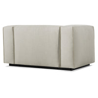 Cleon Lounge Chair en Maharam Mode in Clavicle - ángulo 4