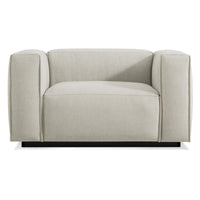 Cleon Lounge Chair en Maharam Mode in Clavicle - ángulo 1