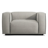 Cleon Lounge Chair in Tait Charcoal - Angle 1