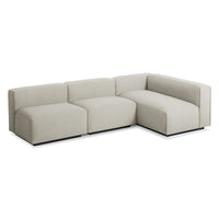 Cleon Medium Sectional Sofa in Maharam Mode in Clavicle - Angle 3