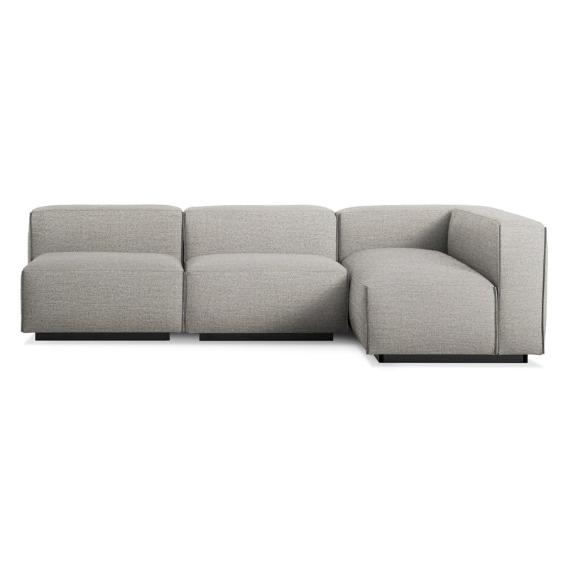 Cleon Medium Sectional Sofa en Tait Charcoal