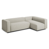 Cleon Small Sectional Sofa in Maharam Mode in Clavicle - Angle 4