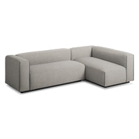 Cleon Small Sectional Sofa sale in Tait Charcoal - Angle 3