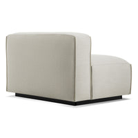 Cleon Armless Lounge Chair in Maharam Mode in Clavicle - Angle 5