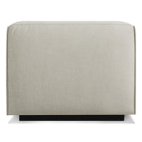 Cleon Armless Lounge Chair in Maharam Mode in Clavicle - Angle 6