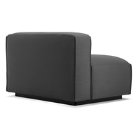 Cleon Armless Lounge Chair in Maharam Meld in Panda - Angle 5