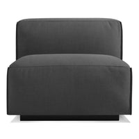 Cleon Armless Lounge Chair in Maharam Meld in Panda - Angle 1