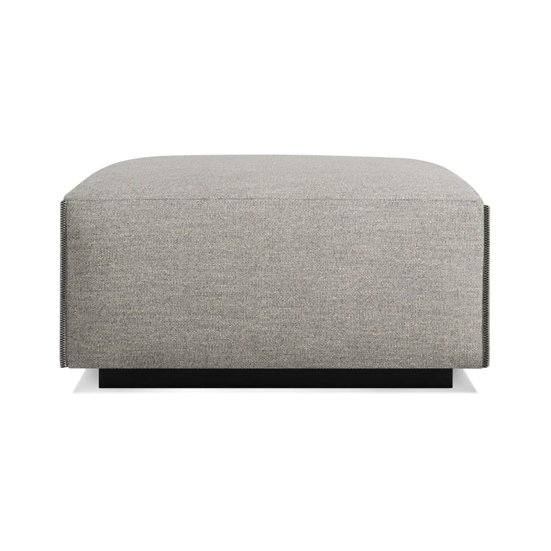 Cleon Ottoman in Tait Charcoal