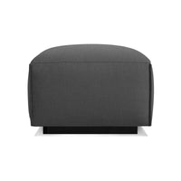 Cleon Ottoman in Maharam Meld in Panda - Angle 3