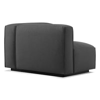 Cleon One Arm Lounge Chair in Maharam Meld in Panda - Angle 4