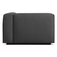 Cleon One Arm Lounge Chair in Maharam Meld in Panda - Angle 5