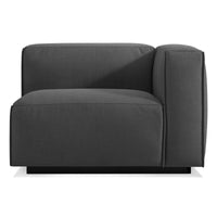 Cleon One Arm Lounge Chair in Maharam Meld in Panda - Angle 1